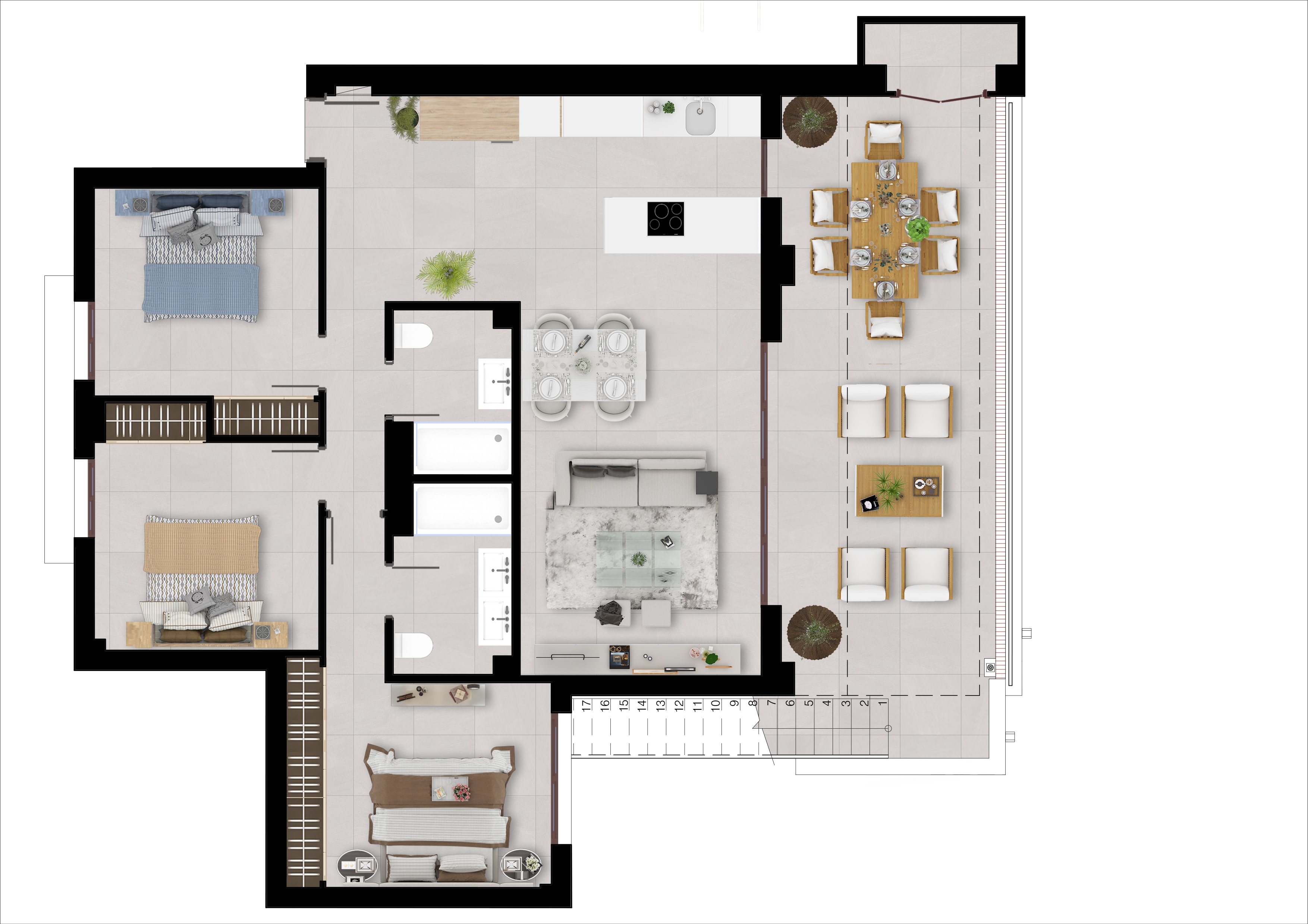 Apartamento · Istan · 3 hab.