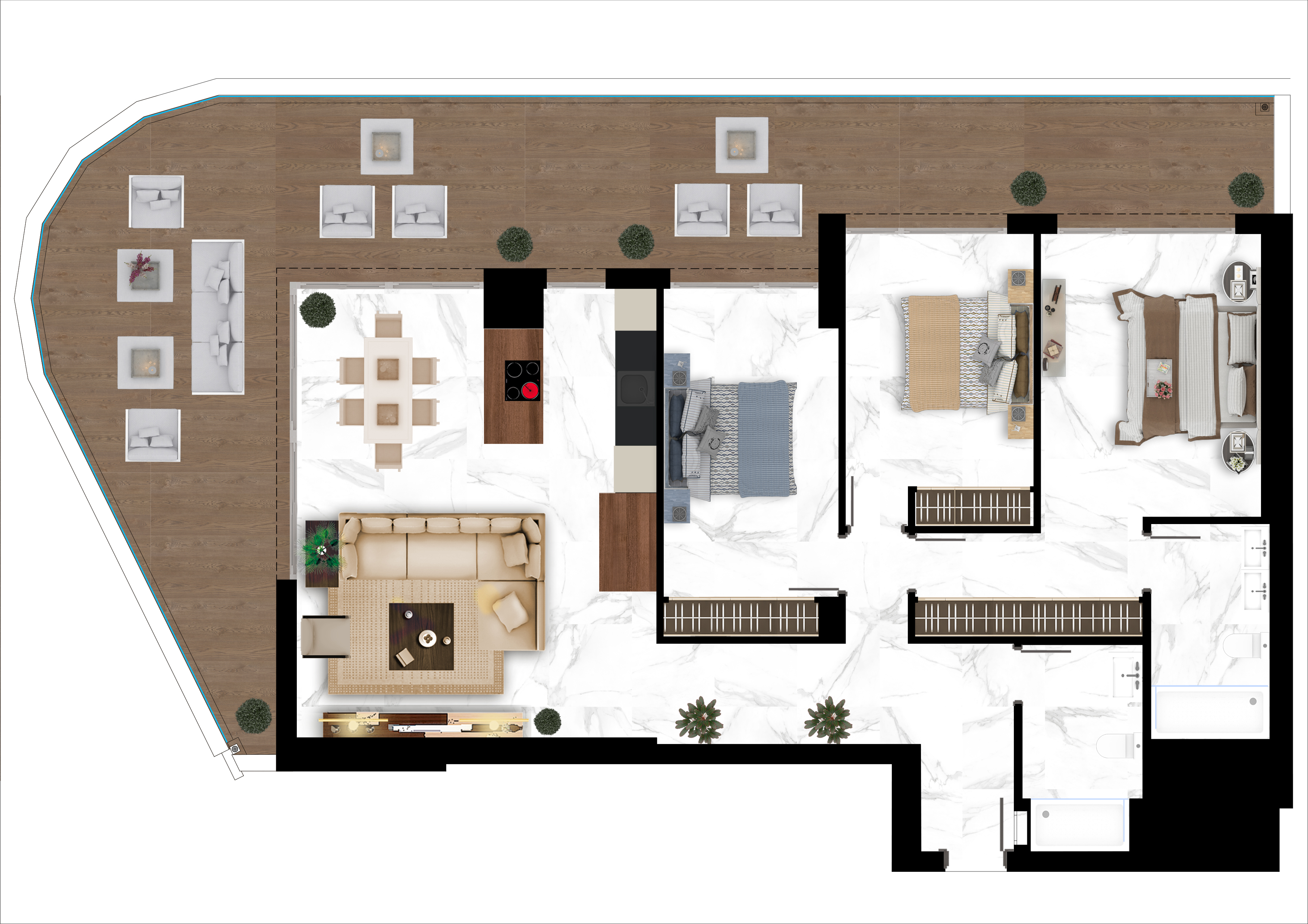 Apartamento · Marbella · 4 hab.