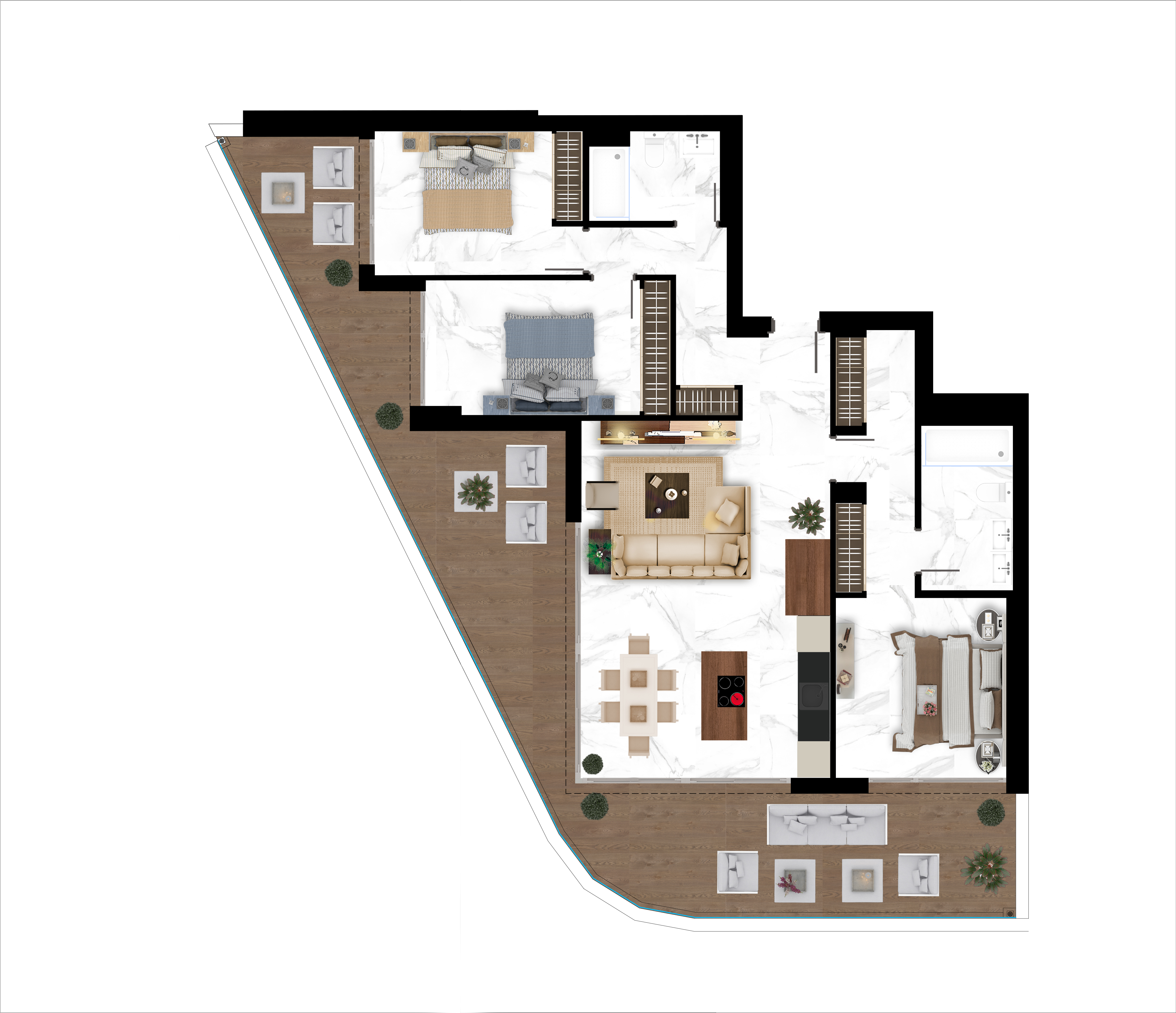 Apartamento · Marbella · 4 hab.