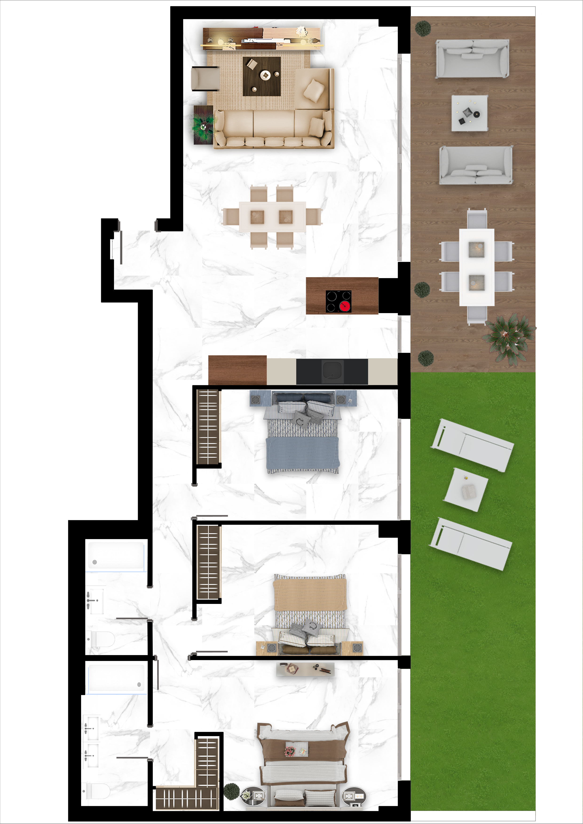 Apartamento · Marbella · 4 hab.