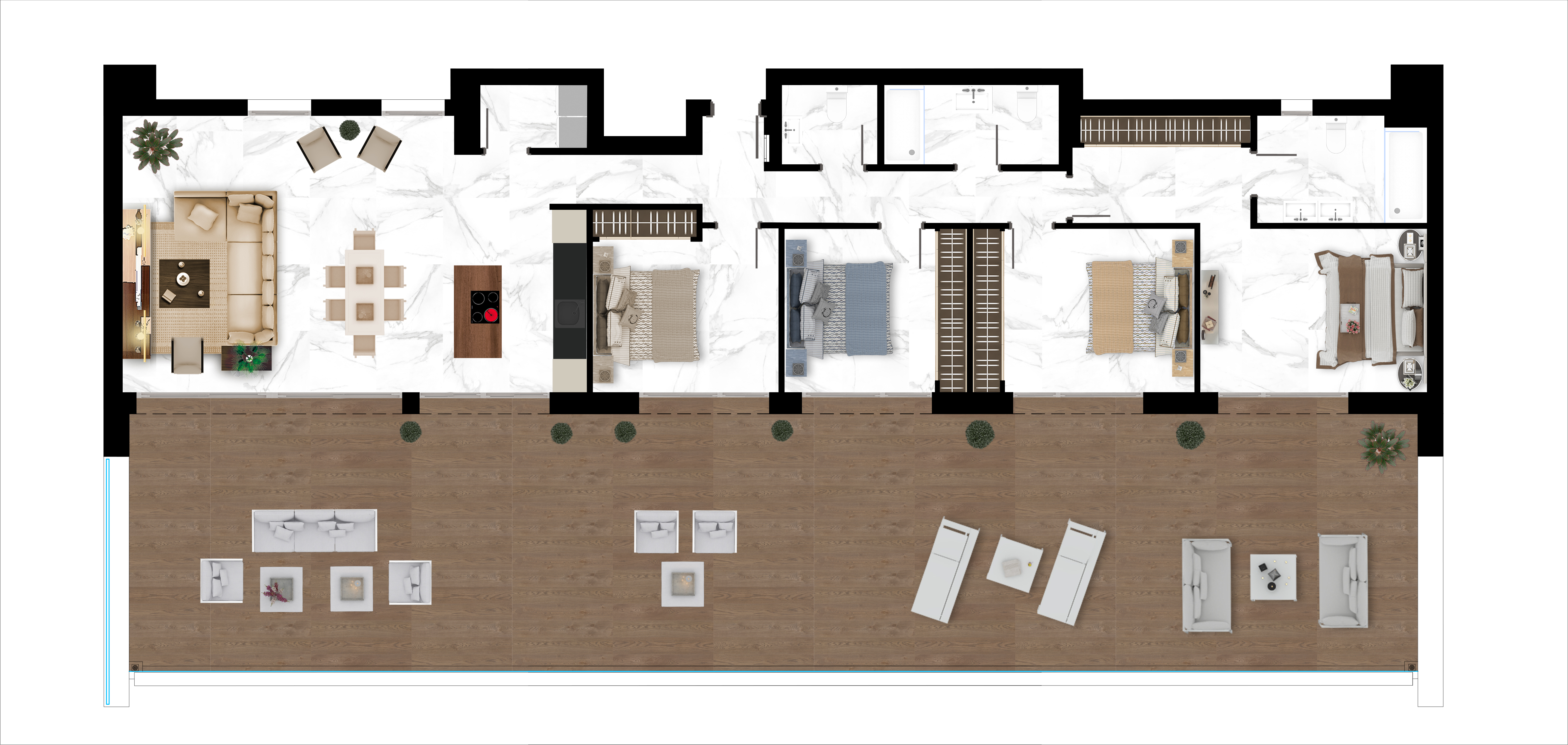 Apartamento · Marbella · 4 hab.